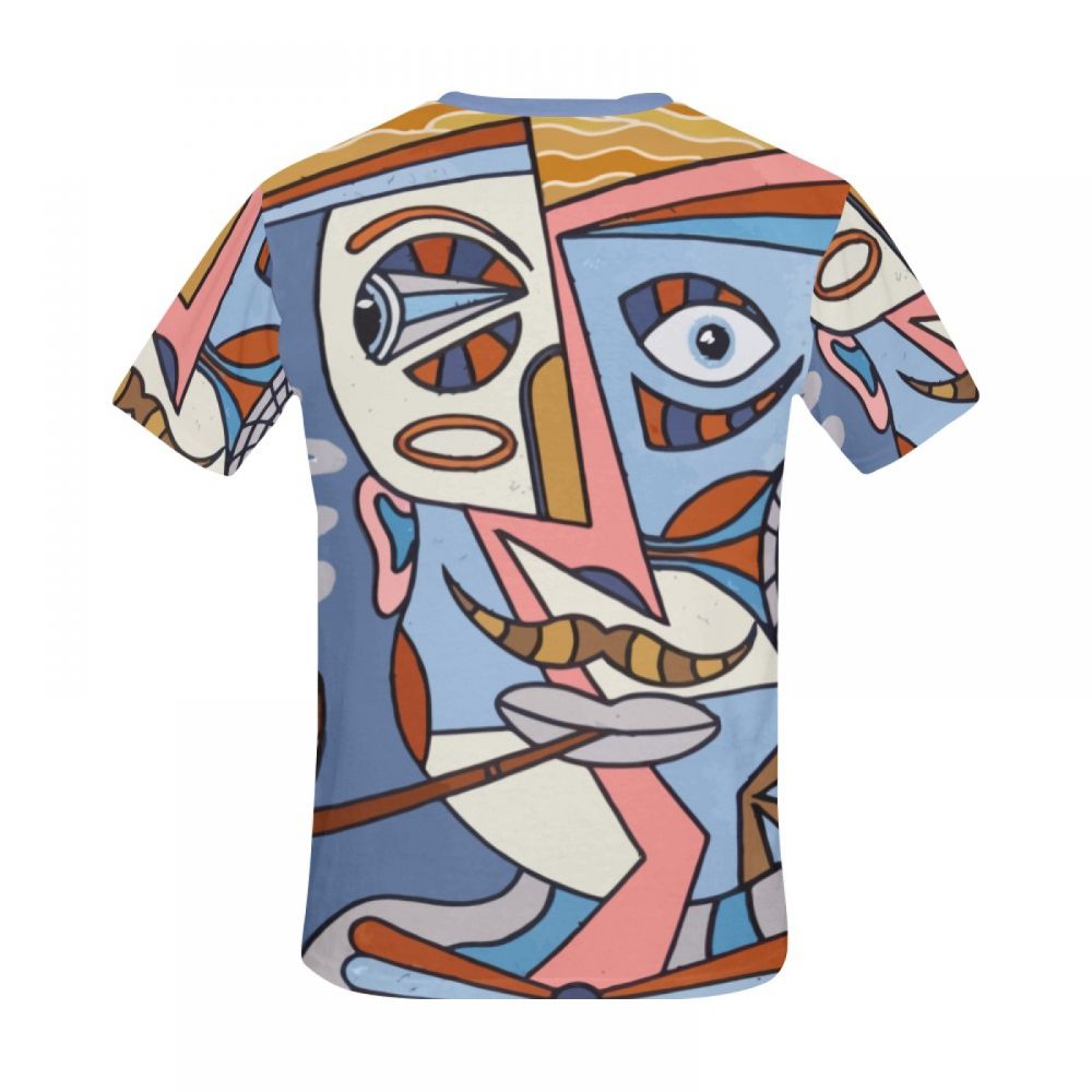 Camiseta Corta México Pipa De Arte Abstracto Hombre