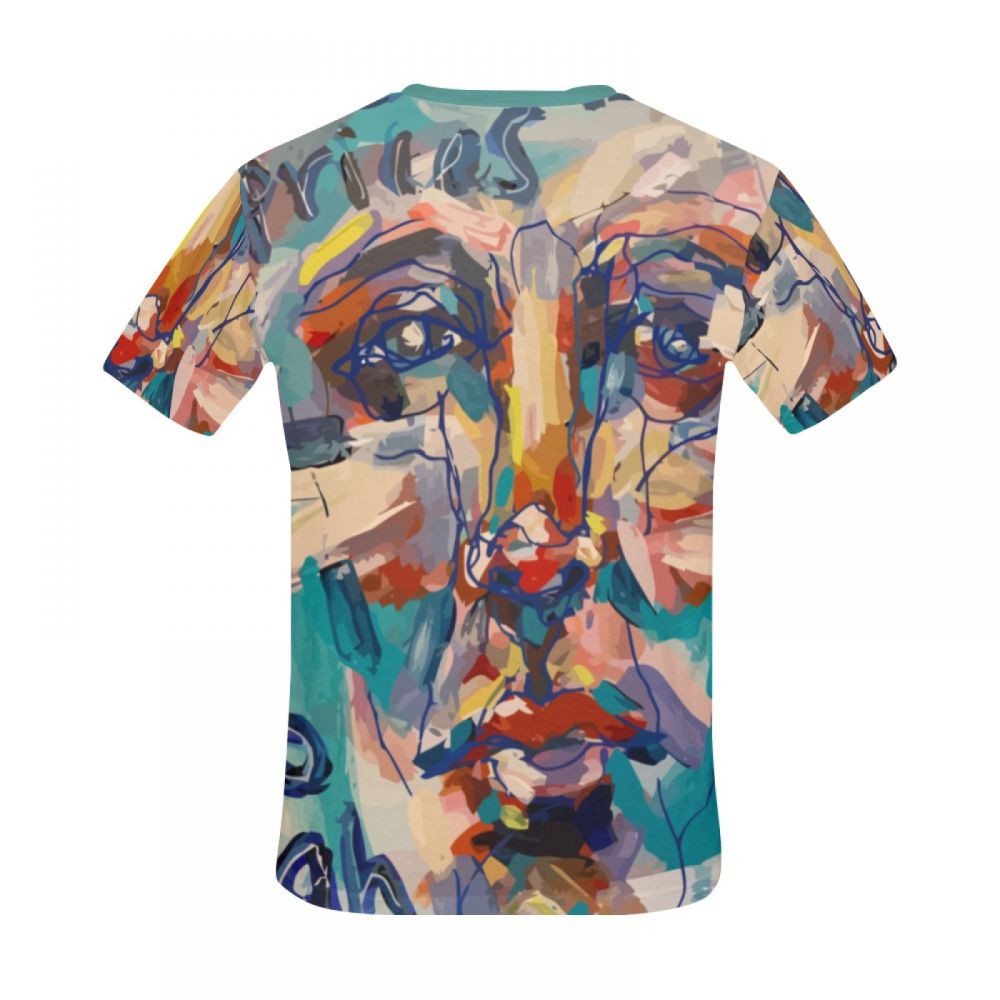 Camiseta Corta México Hombres De Tinta De Arte Abstracto Hombre