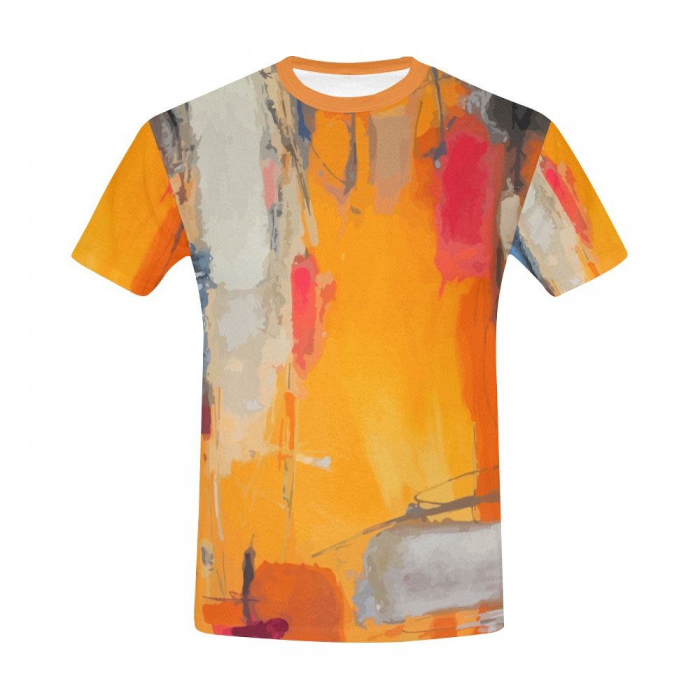 Camiseta Corta México Día Absoluto Del Arte Abstracto Hombre