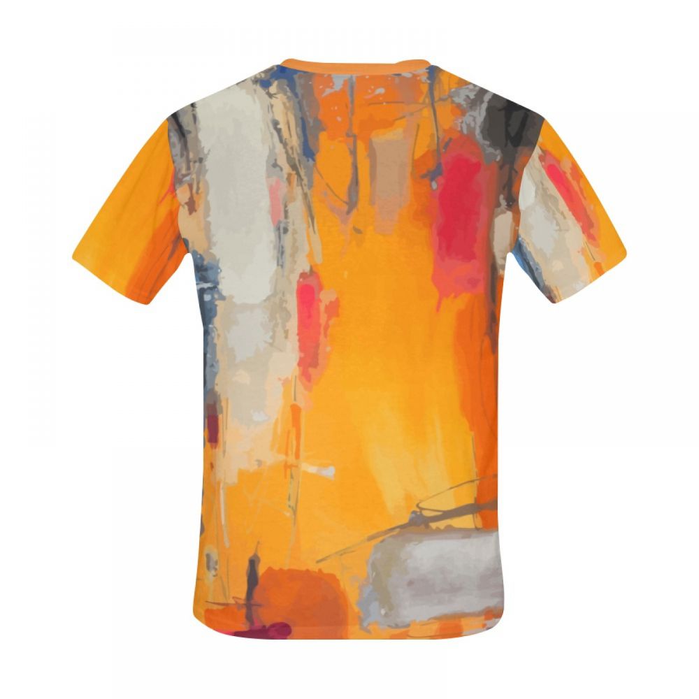 Camiseta Corta México Día Absoluto Del Arte Abstracto Hombre