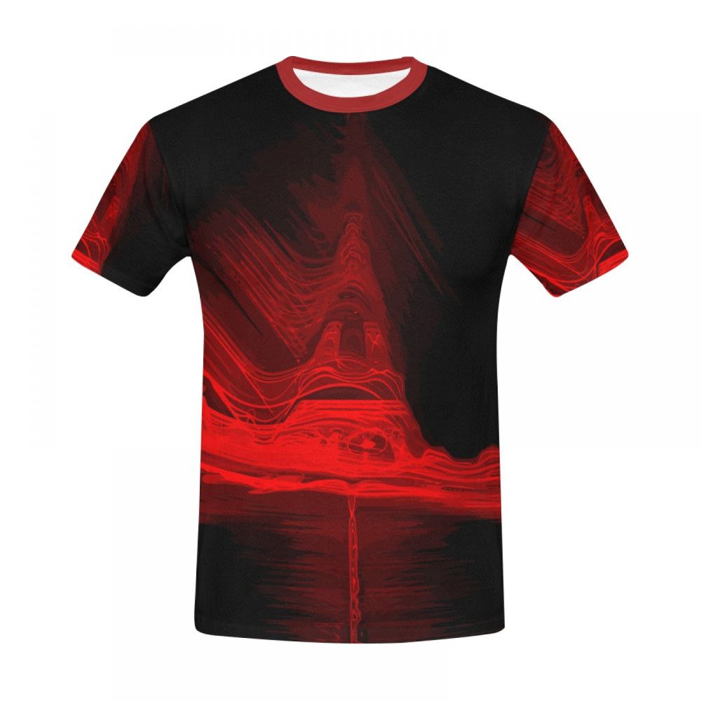 Camiseta Corta México Arte Digital Torre Eiffel Hombre