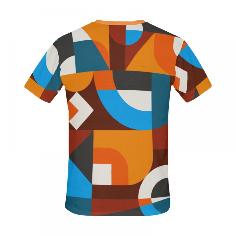 Camiseta Corta México Arte Geométrico Mundo Hombre