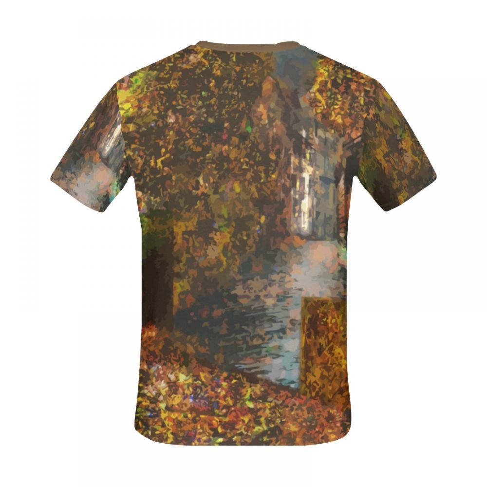 Camiseta Corta México Arte Digital Ciudad Oculta Hombre