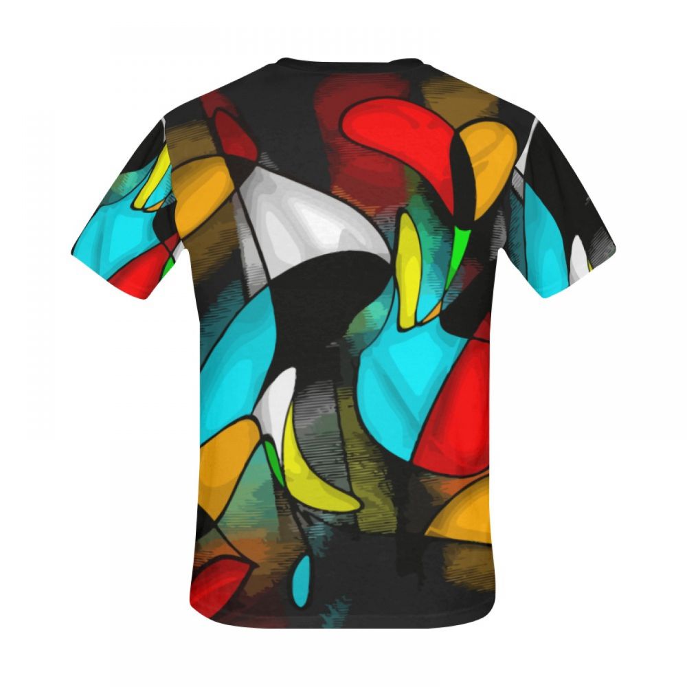 Camiseta Corta México Arte Abstracto Loco Amor Hombre