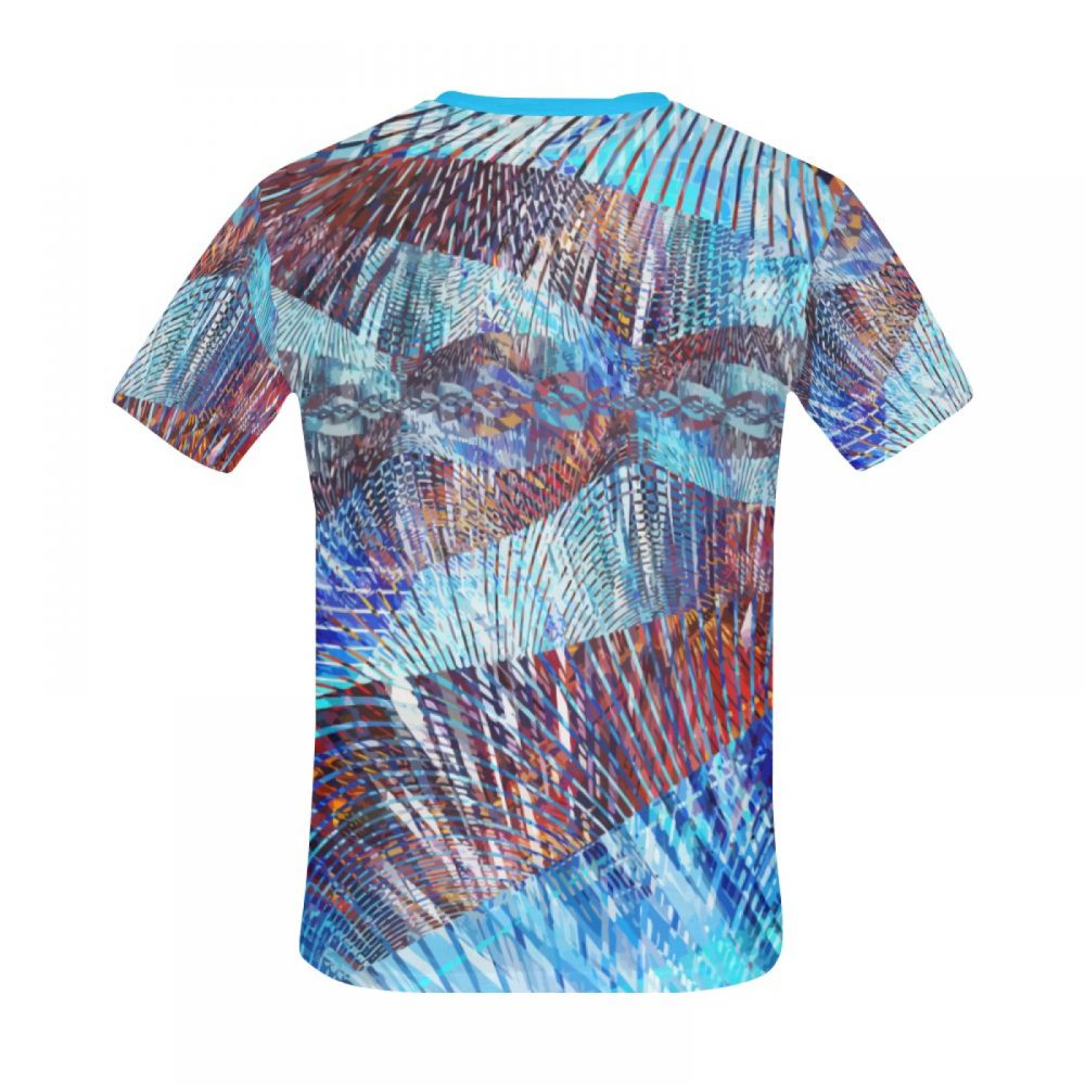 Camiseta Corta México Arte Abstracto Re Mayor Hombre