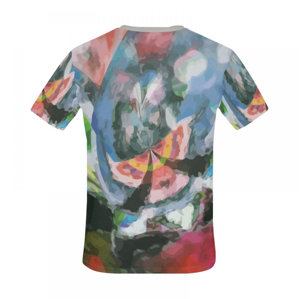 Camiseta Corta México Diosa Alada Del Arte Abstracto Al Final Hombre