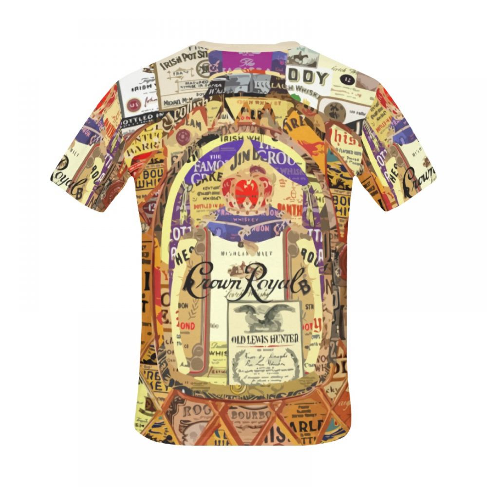 Camiseta Corta México Arte Whisky Corona Real Hombre