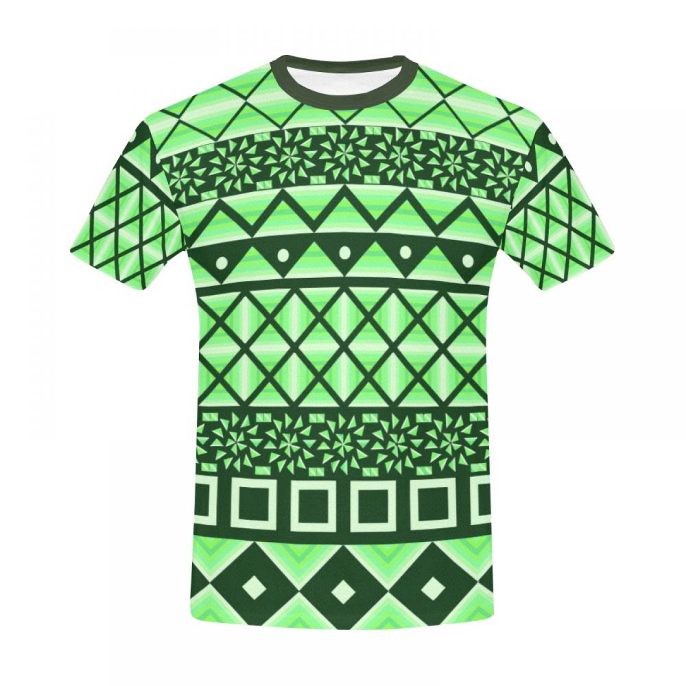 Camiseta Corta México Caja Verde De Arte Conceptual Hombre