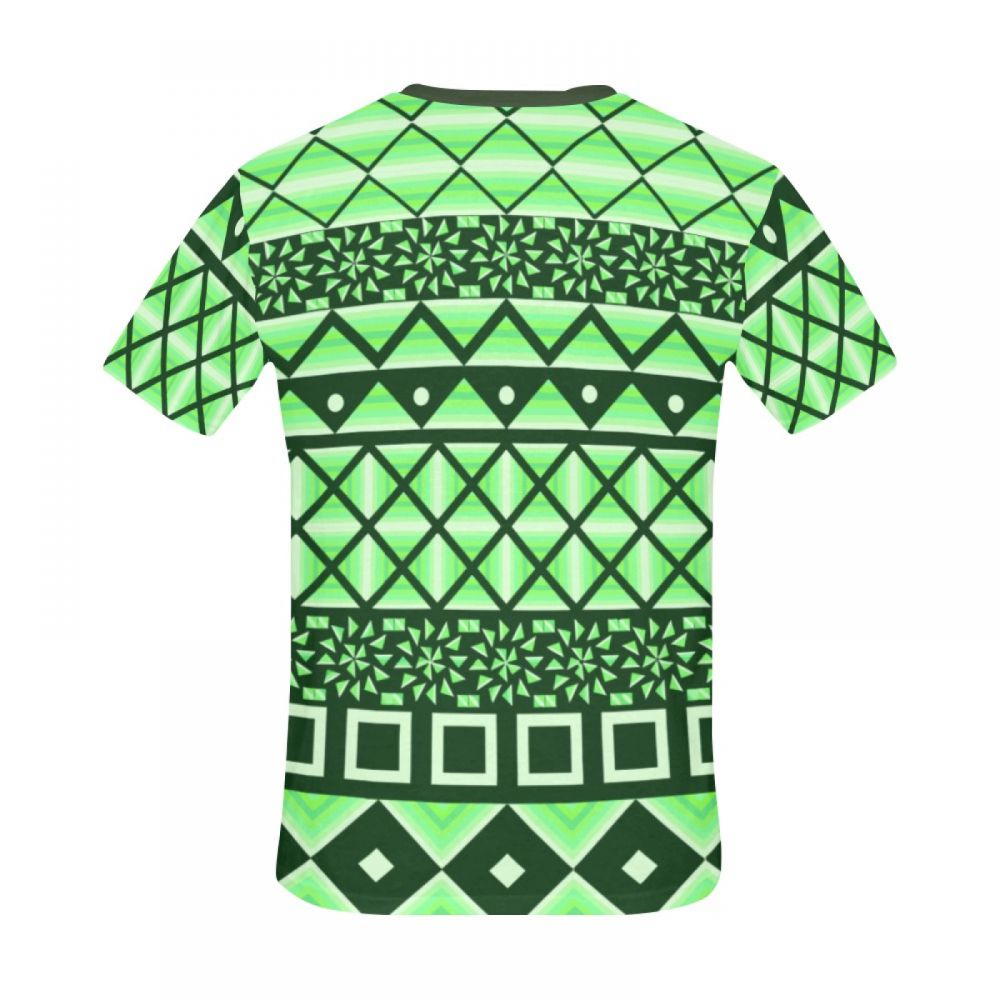 Camiseta Corta México Caja Verde De Arte Conceptual Hombre