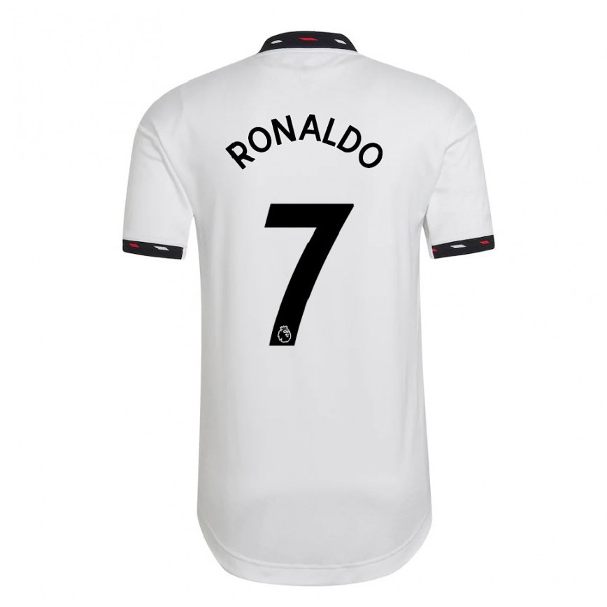 Niño Fútbol Camiseta Cristiano Ronaldo #7 Blanco 2ª Equipación 2022/23 La  Camisa México