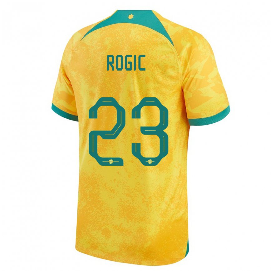 Niño Camiseta Australia Tom Rogic #23 Dorado 1ª Equipación 22-24 México