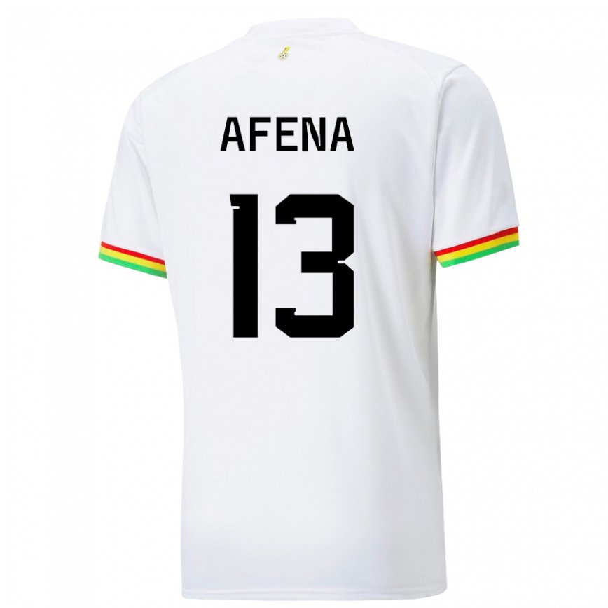 Niño Camiseta Ghana Felix Afena-gyan #13 Blanco 1ª Equipación 22-24 México