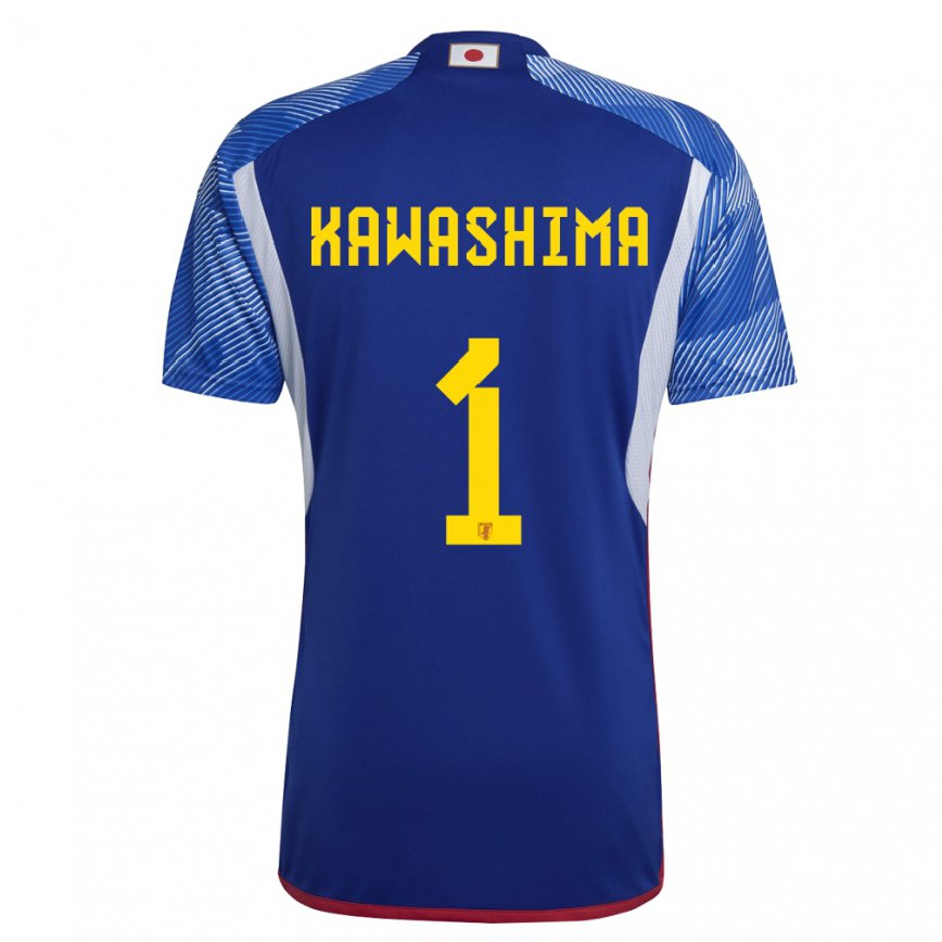 Niño Camiseta Japón Eiji Kawashima #1 Azul Real 1ª Equipación 22-24 México