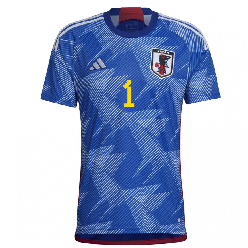 Niño Camiseta Japón Eiji Kawashima #1 Azul Real 1ª Equipación 22-24 México