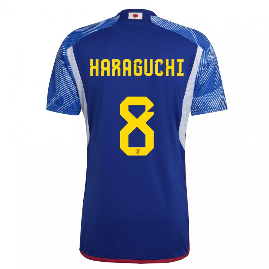 Niño Camiseta Japón Genki Haraguchi #8 Azul Real 1ª Equipación 22-24 México