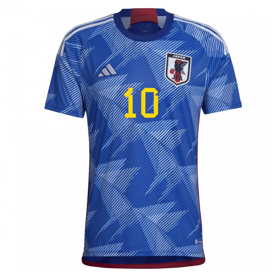 Niño Camiseta Japón Takumi Minamino #10 Azul Real 1ª Equipación 22-24 México