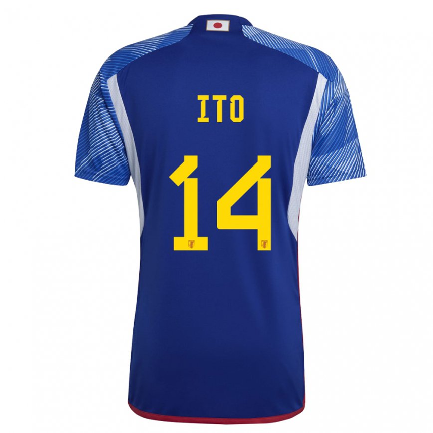 Niño Camiseta Japón Junya Ito #14 Azul Real 1ª Equipación 22-24 México