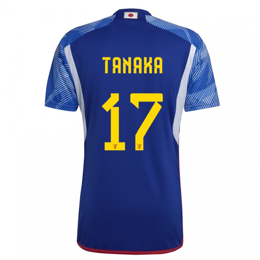 Niño Camiseta Japón Ao Tanaka #17 Azul Real 1ª Equipación 22-24 México