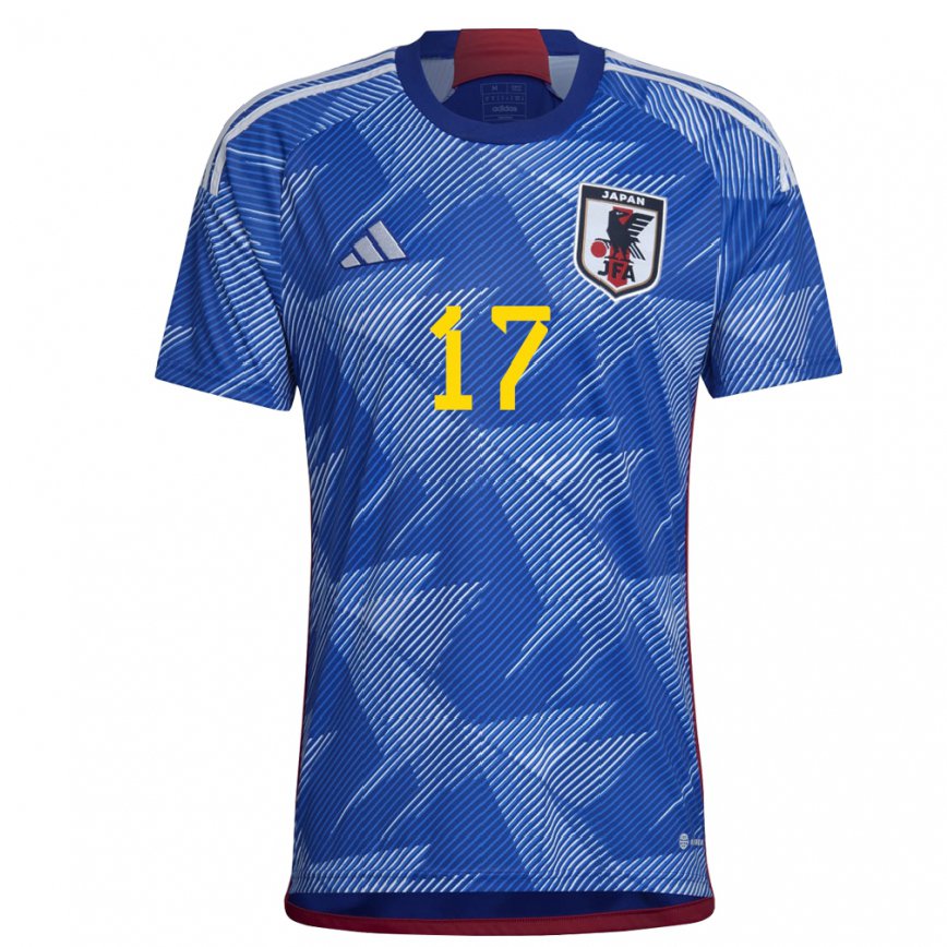 Niño Camiseta Japón Ao Tanaka #17 Azul Real 1ª Equipación 22-24 México