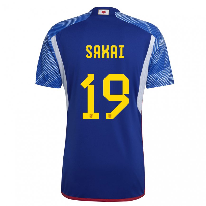 Niño Camiseta Japón Hiroki Sakai #19 Azul Real 1ª Equipación 22-24 México