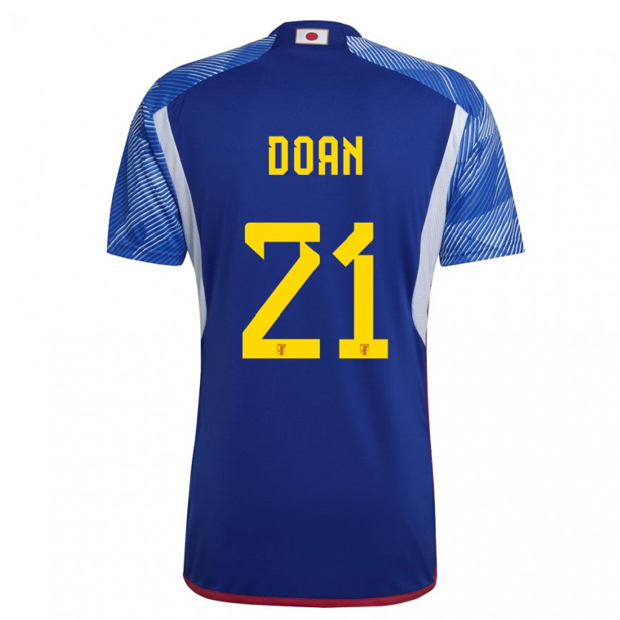 Niño Camiseta Japón Ritsu Doan #21 Azul Real 1ª Equipación 22-24 México