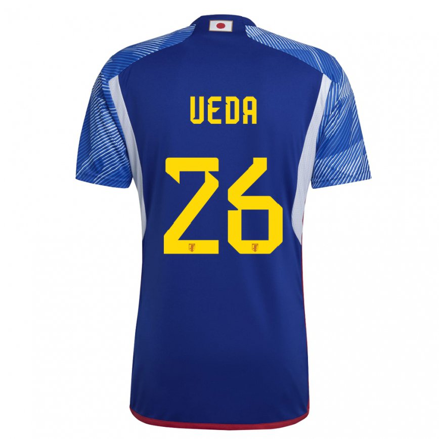 Niño Camiseta Japón Ayase Ueda #26 Azul Real 1ª Equipación 22-24 México