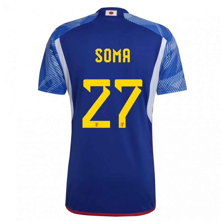 Niño Camiseta Japón Yuki Soma #27 Azul Real 1ª Equipación 22-24 México