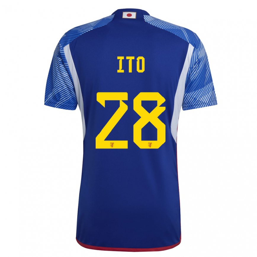 Niño Camiseta Japón Hiroki Ito #28 Azul Real 1ª Equipación 22-24 México