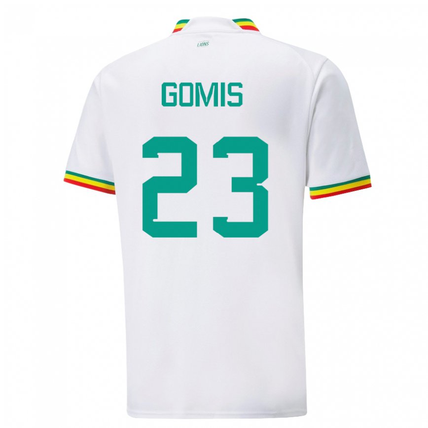 Niño Camiseta Senegal Alfred Gomis #23 Blanco 1ª Equipación 22-24 México