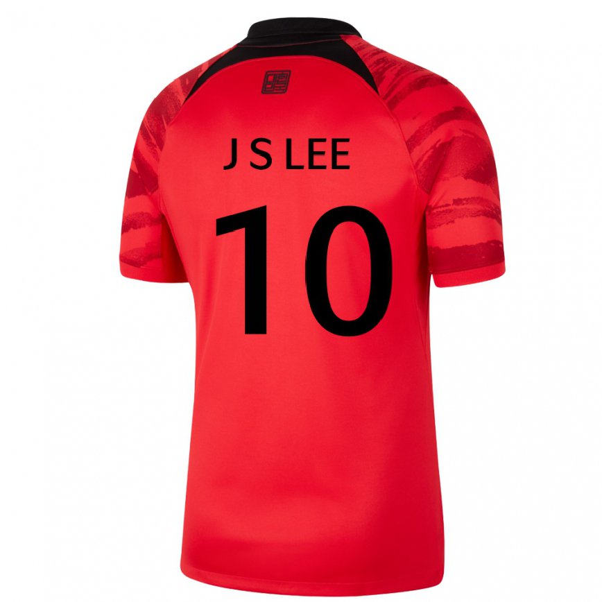 Niño Camiseta Corea Del Sur Jae-sung Lee #10 Rojo Volver 1ª Equipación 22-24 México