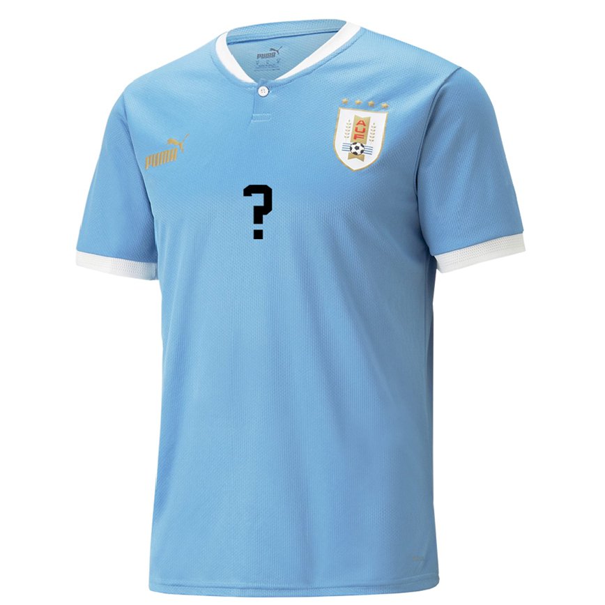 Niño Camiseta Uruguay Su Nombre #0 Azul 1ª Equipación 22-24 México