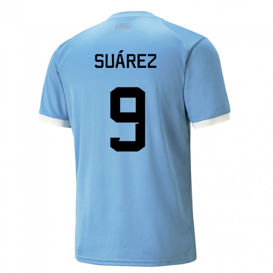 Niño Camiseta Uruguay Luis Suarez #9 Azul 1ª Equipación 22-24 México