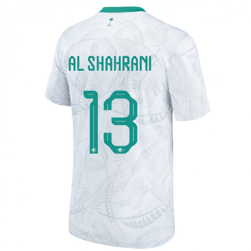 Niño Camiseta Arabia Saudita Yaseer Al Shahrani #13 Blanco 1ª Equipación 22-24 México