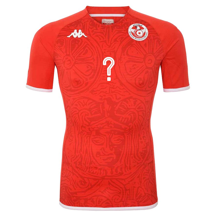 Niño Camiseta Túnez Su Nombre #0 Rojo 1ª Equipación 22-24 México