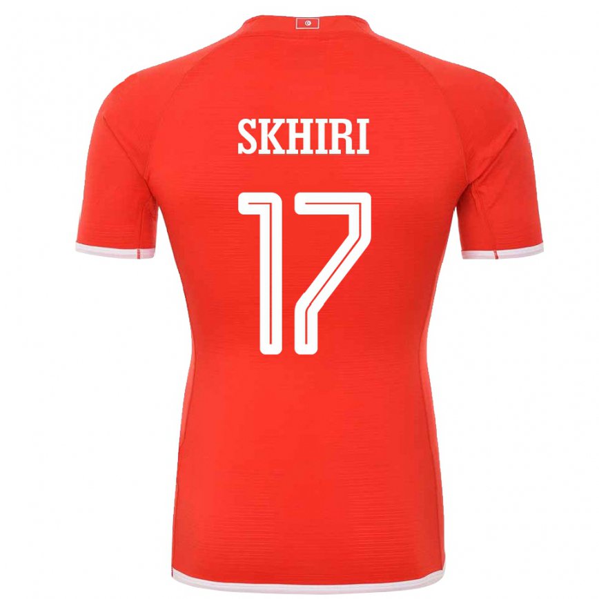 Niño Camiseta Túnez Ellyes Skhiri #17 Rojo 1ª Equipación 22-24 México