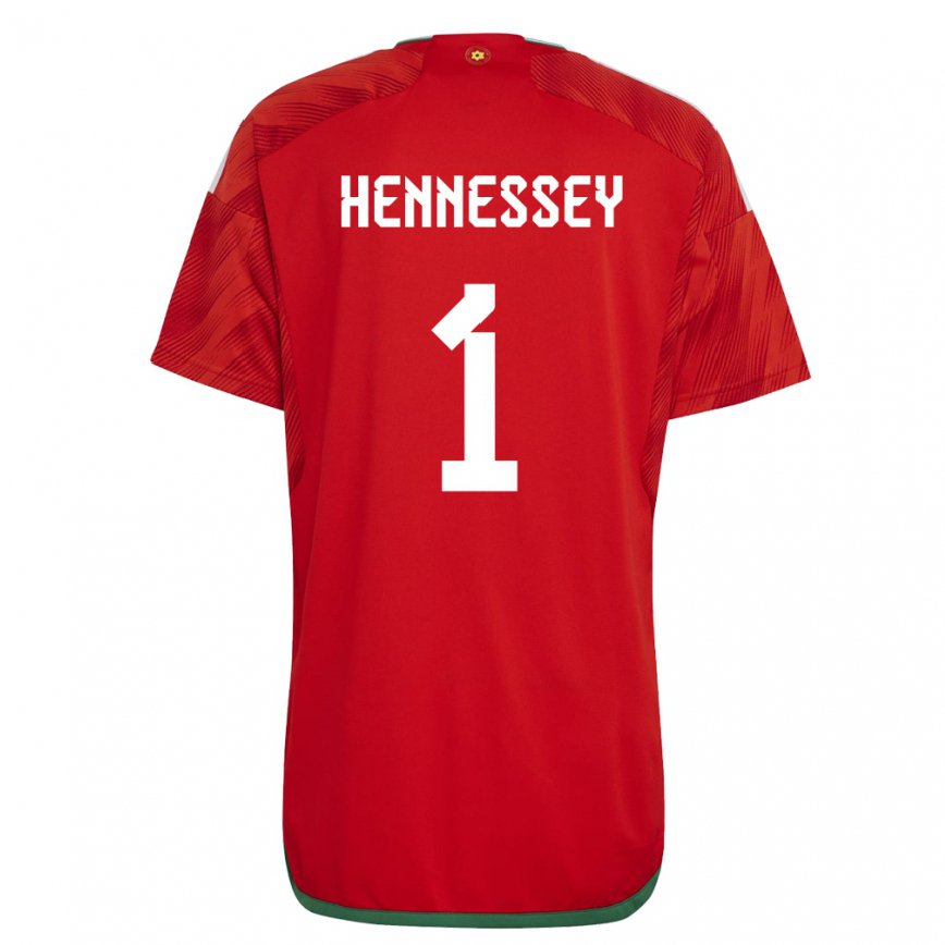 Niño Camiseta Gales Wayne Hennessey #1 Rojo 1ª Equipación 22-24 México