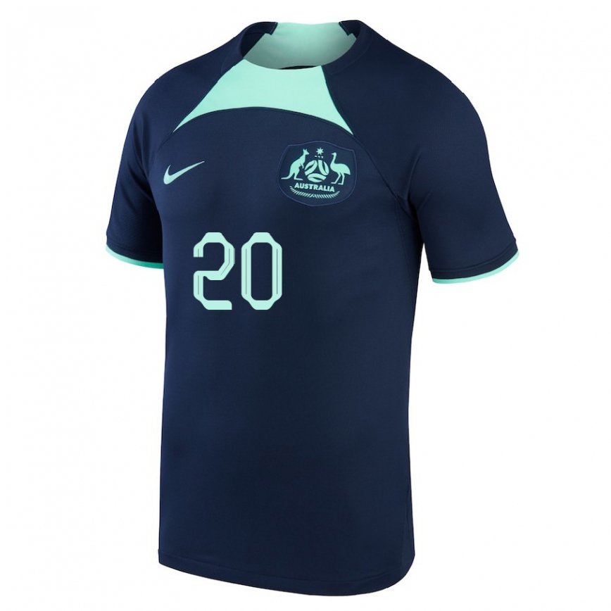 Niño Camiseta Australia Trent Sainsbury #20 Azul Oscuro 2ª Equipación 22-24 México