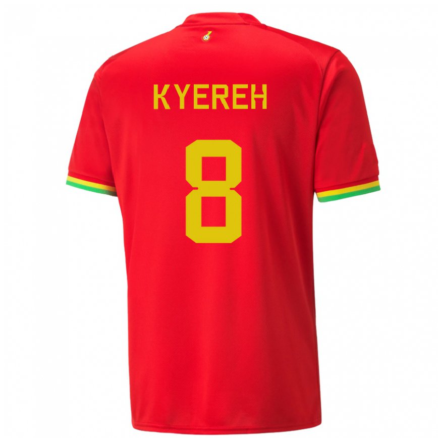 Niño Camiseta Ghana Daniel-kofi Kyereh #8 Rojo 2ª Equipación 22-24 México