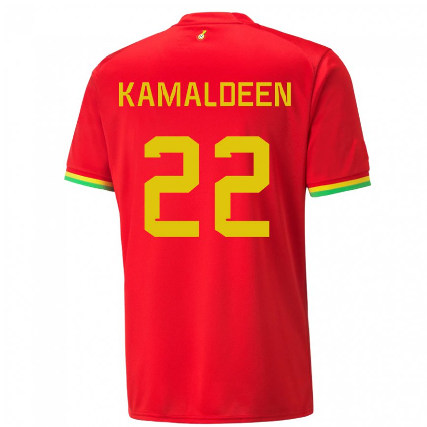 Niño Camiseta Ghana Kamaldeen Sulemana #22 Rojo 2ª Equipación 22-24 México