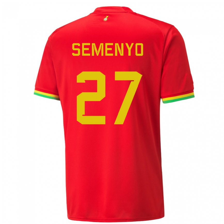 Niño Camiseta Ghana Antoine Semenyo #27 Rojo 2ª Equipación 22-24 México