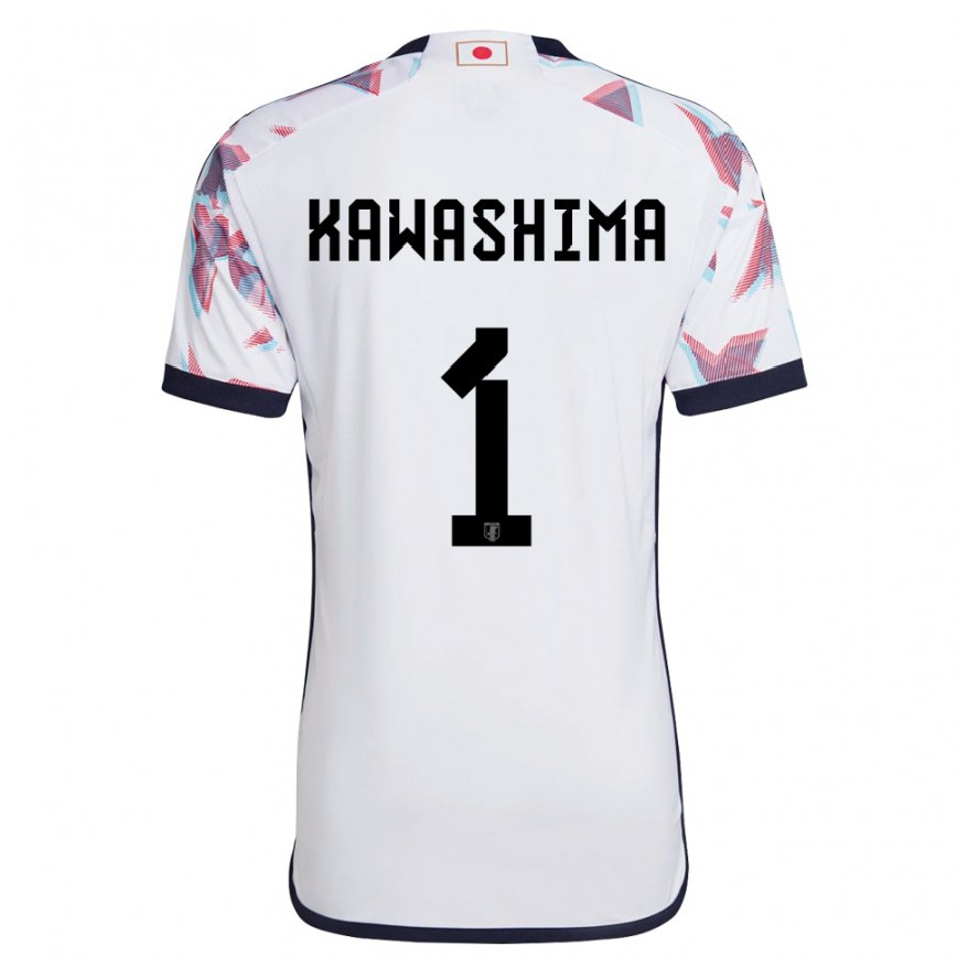 Niño Camiseta Japón Eiji Kawashima #1 Blanco 2ª Equipación 22-24 México