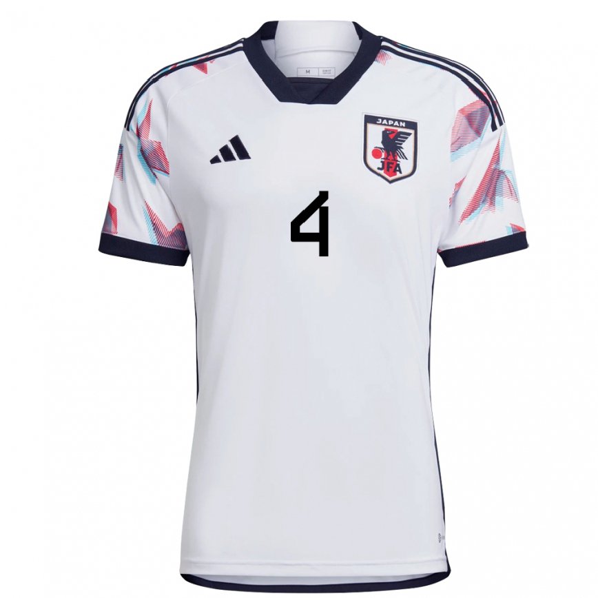 Niño Camiseta Japón Ayumu Seko #4 Blanco 2ª Equipación 22-24 México