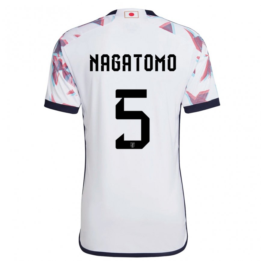 Niño Camiseta Japón Yuto Nagatomo #5 Blanco 2ª Equipación 22-24 México