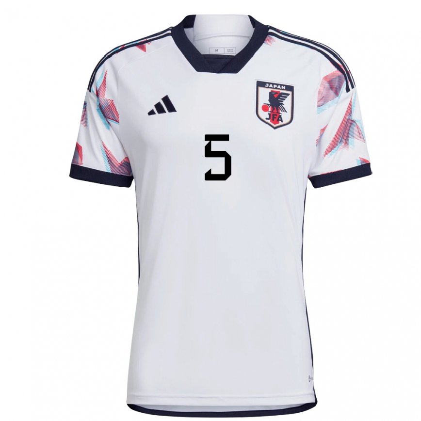 Niño Camiseta Japón Yuto Nagatomo #5 Blanco 2ª Equipación 22-24 México