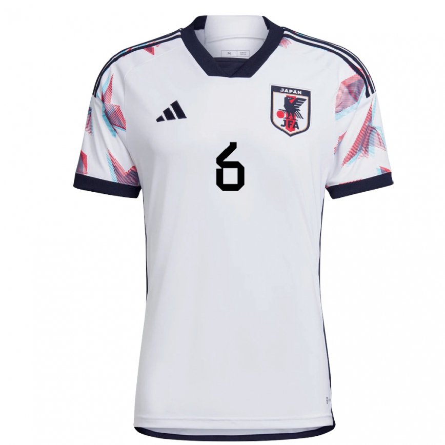 Niño Camiseta Japón Wataru Endo #6 Blanco 2ª Equipación 22-24 México