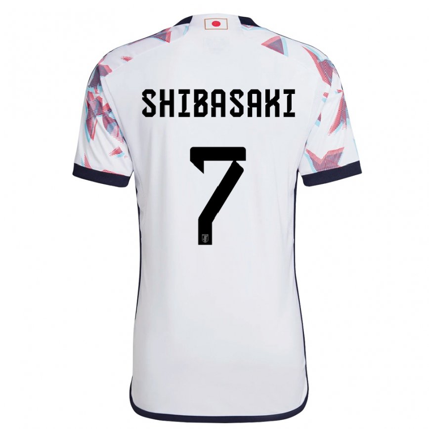 Niño Camiseta Japón Gaku Shibasaki #7 Blanco 2ª Equipación 22-24 México