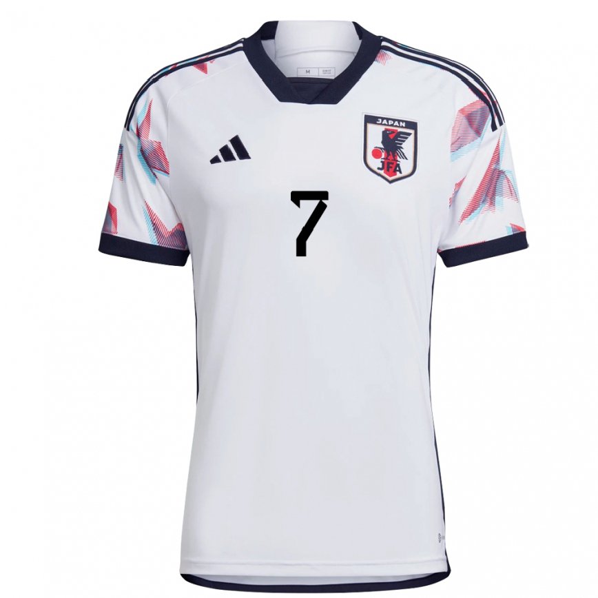 Niño Camiseta Japón Gaku Shibasaki #7 Blanco 2ª Equipación 22-24 México