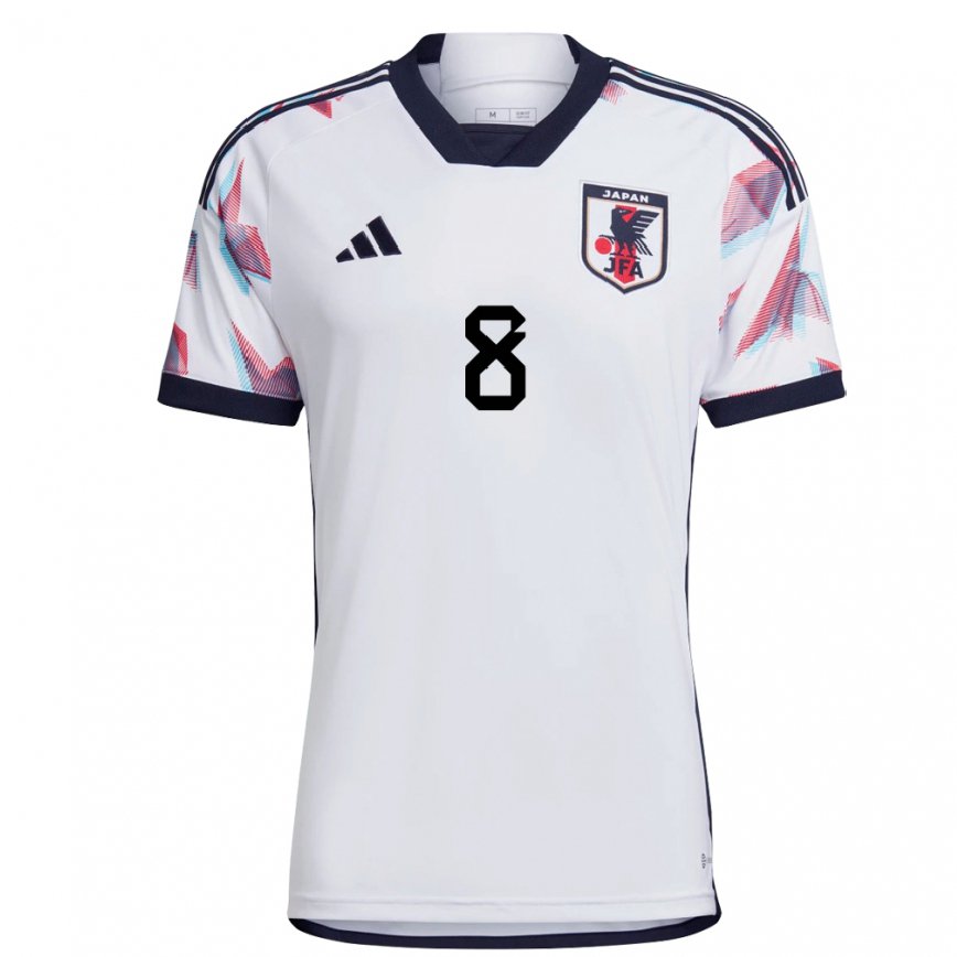 Niño Camiseta Japón Genki Haraguchi #8 Blanco 2ª Equipación 22-24 México