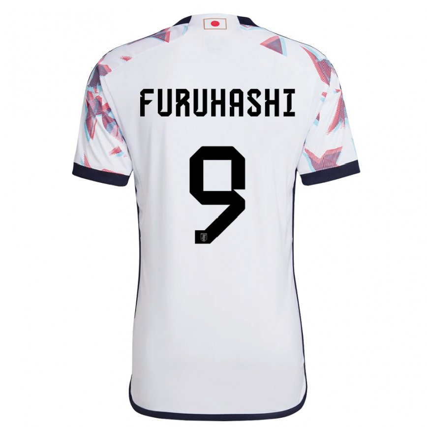 Niño Camiseta Japón Kyogo Furuhashi #9 Blanco 2ª Equipación 22-24 México