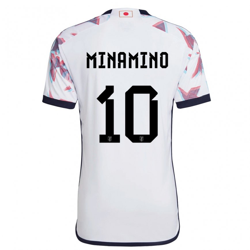 Niño Camiseta Japón Takumi Minamino #10 Blanco 2ª Equipación 22-24 México